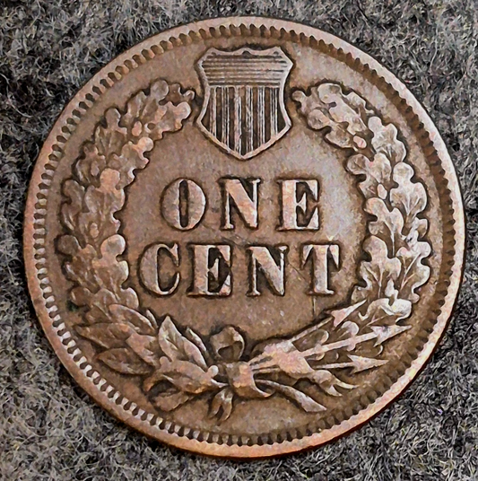 1874 Indian Head Cent Penny XF Features Full Liberty, Receive Coin Pictured 1C