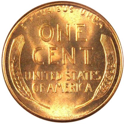 ✅  1947 P/D/S BU Uncirculated 3 COIN SET Lincoln Wheat Cents Choice RED Beauties