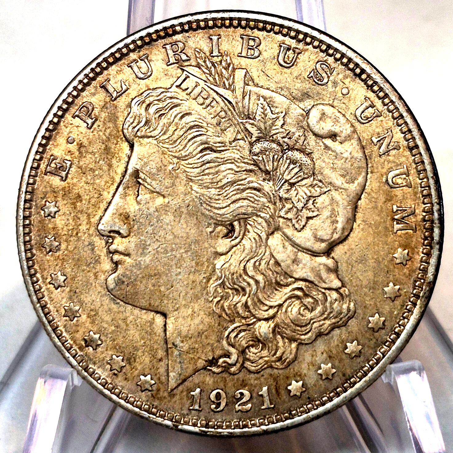 1921 Morgan $1 Dollar 90% Silver🔥Excellent Crisp MS Features🔥Great Toning $1