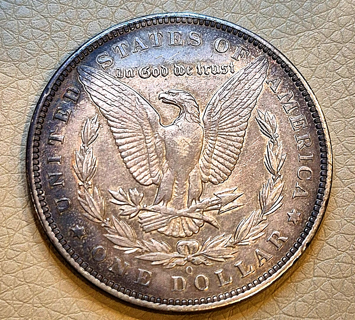 1892-O U.S. Silver Morgan Dollar AU *Semi-Key Date* Incredible Obverse Toning $1