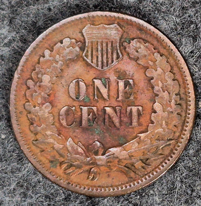 1883 Indian Head Cent Penny VF+ Features Full Liberty, Receive Coin Pictured 1C