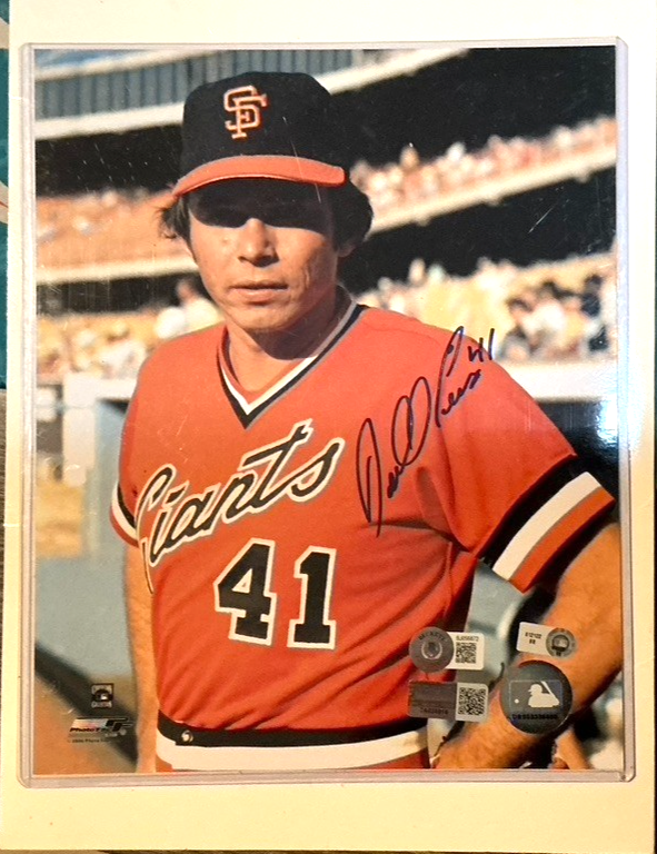 Darrell Evans Signed 8x10 Licensed Photo BAS Beckett COA SF Giants Autograph