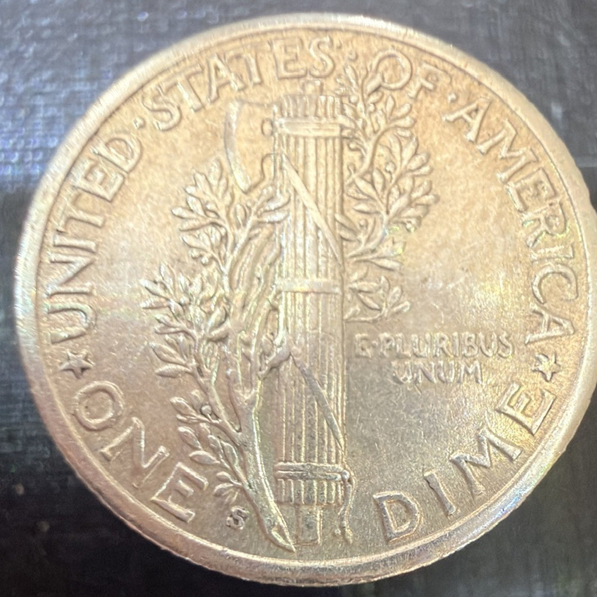 1939-S Mercury Dime 10C XF-AU 90% Silver San Francisco Mint Winged Liberty