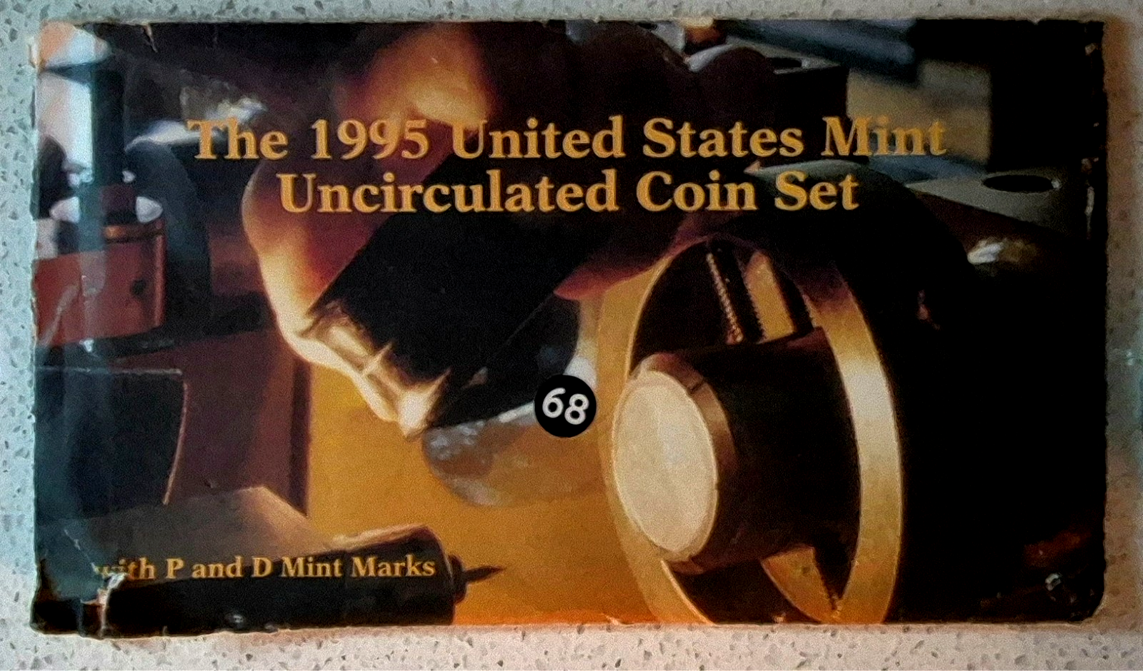 1995 P&D U.S Mint Set Uncirculated BU Coins OGP and Hard to Find Re-Order Card