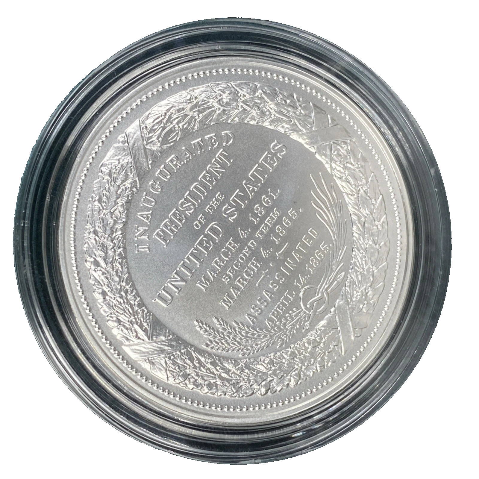 1 oz .999 SILVER U.S. Presidential Medal ABRAHAM LINCOLN Original Box + COA