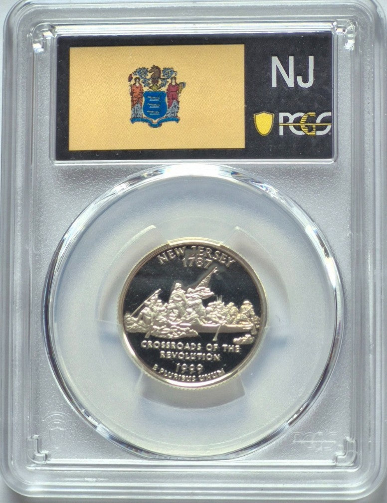 1999 S Silver State Quarter Set PCGS PR69DCAM 90% Silver (DE/PA/NJ/GA/CT) 25C