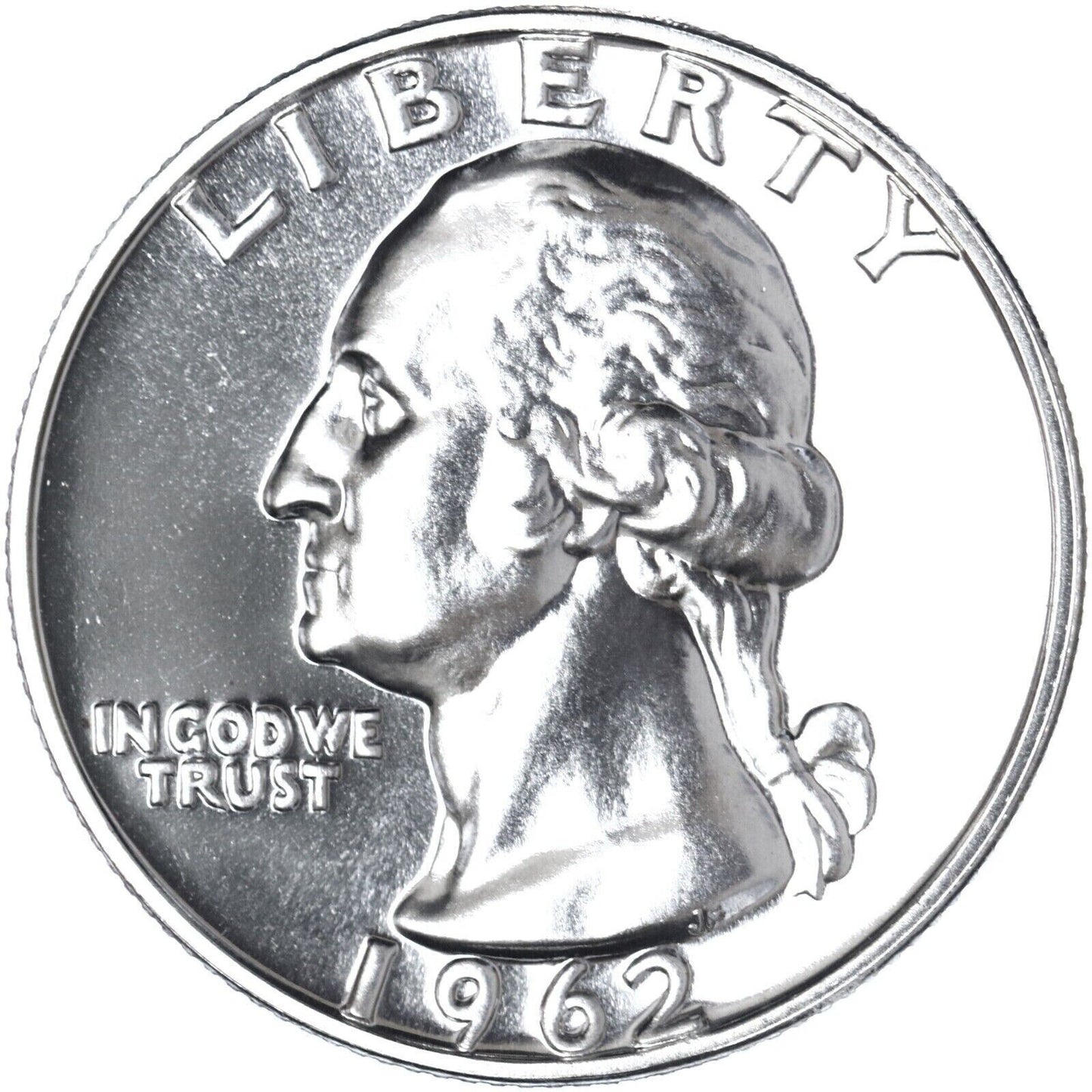 🔥 1962 P GEM BU Washington 90% Silver Quarter US Treasury From OBW Roll Coin 1