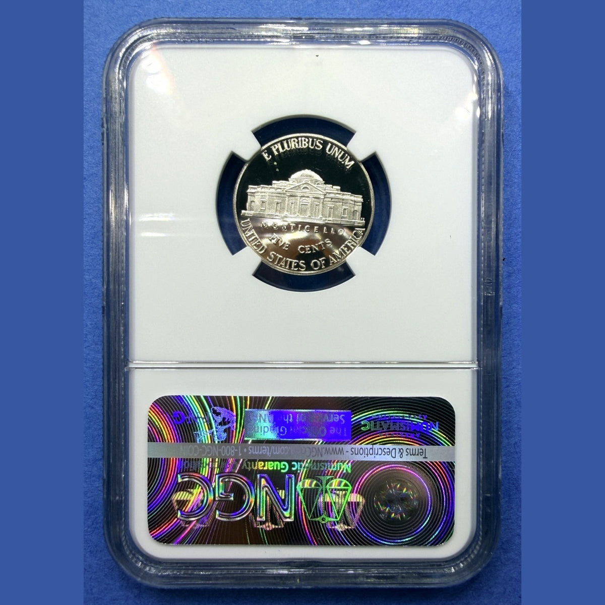 2015-S Jefferson Nickel Proof NGC PF69 Ultra Cameo Jefferson Portrait Label 5C