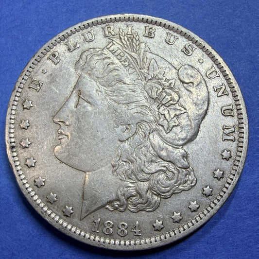 1884-O Morgan Silver Dollar $1 XF Extremely Fine 90% Silver US Coin