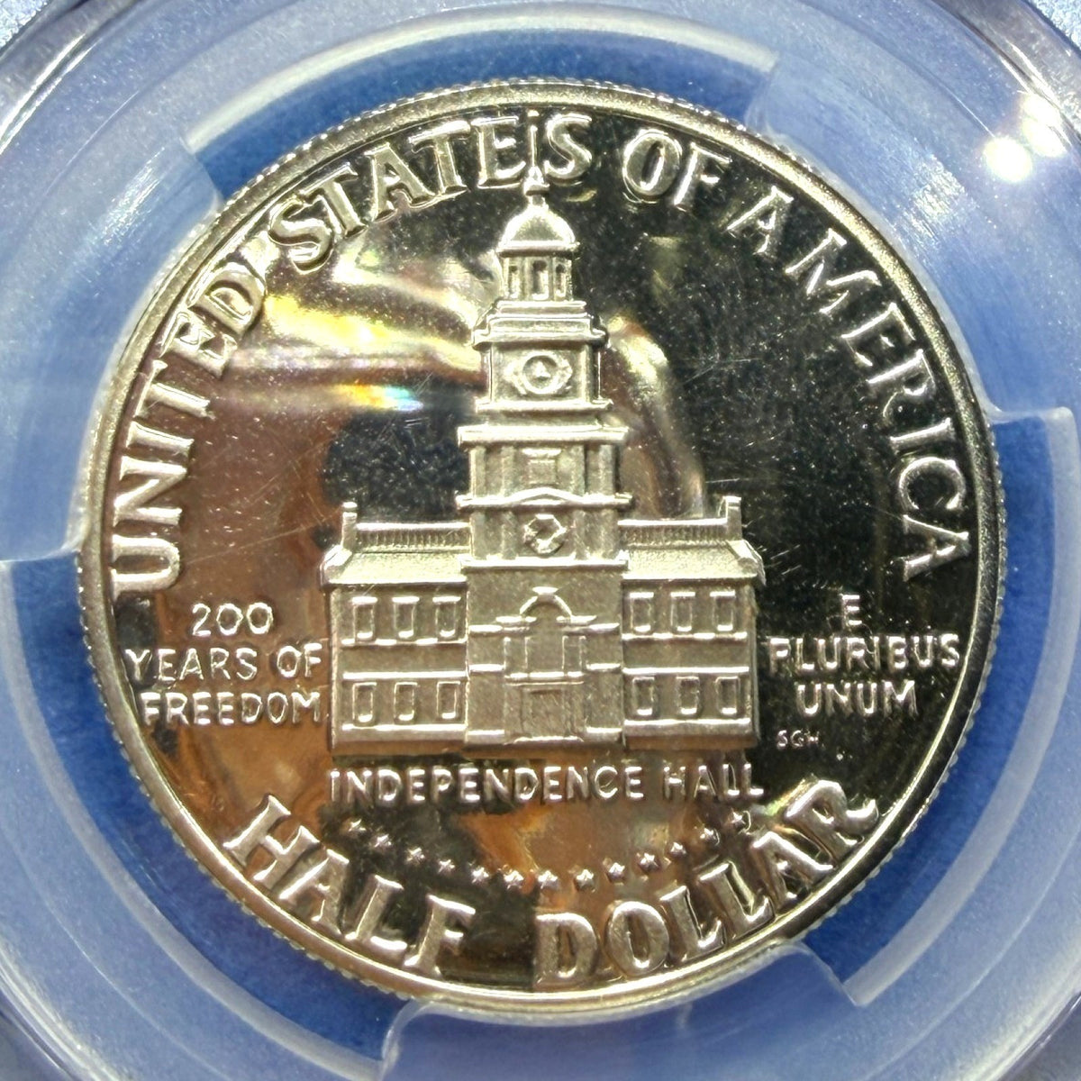 1976-S Kennedy Half Dollar Proof PCGS PR69DCAM 40% Silver Bicentennial 50C Coin