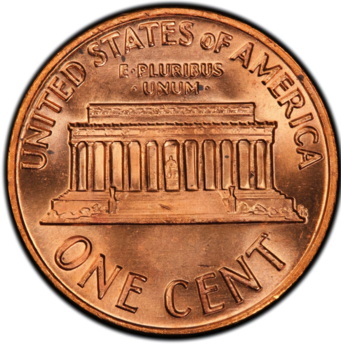 1971 Denver Memorial BU Brilliant Uncirculated 1C From OBW Bank Roll