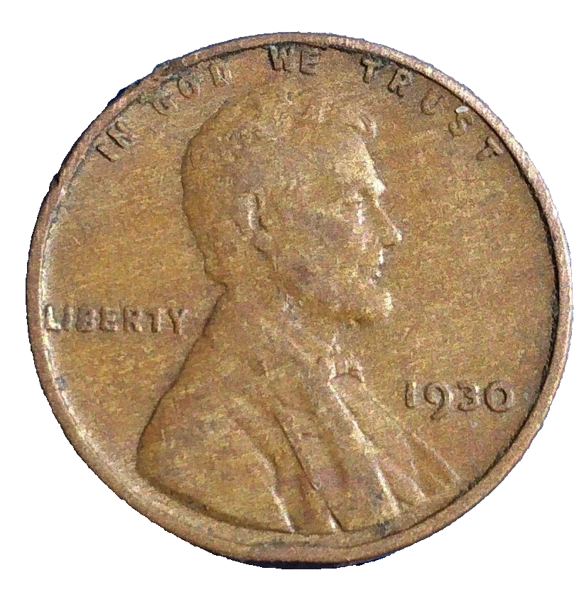 🔥 1930 Lincoln Cent Average Circulated Condition Copper Penny 1c Coin