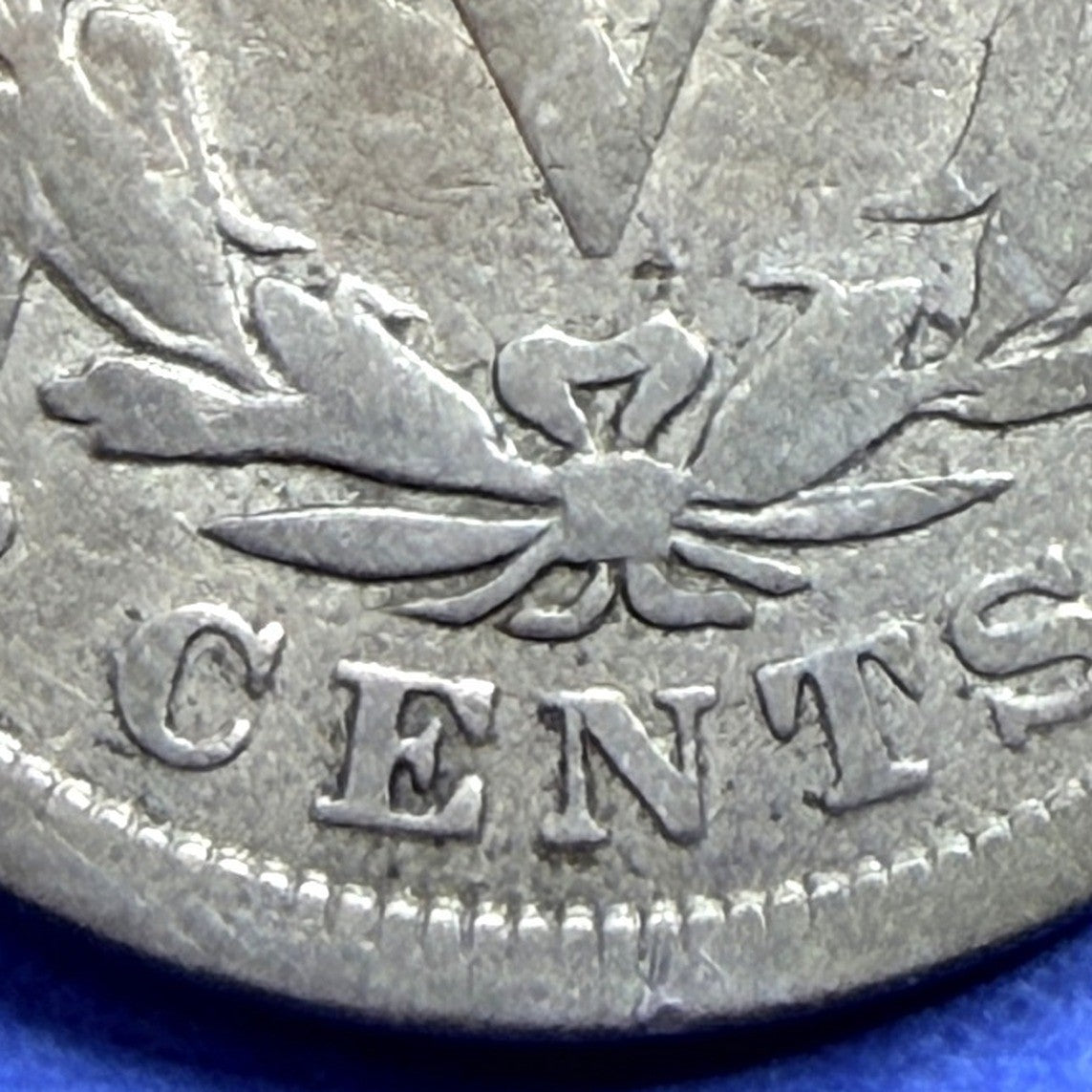 1912 Liberty Head V Nickel 5C F Fine Philadelphia Antique US Five Cent Coin Raw