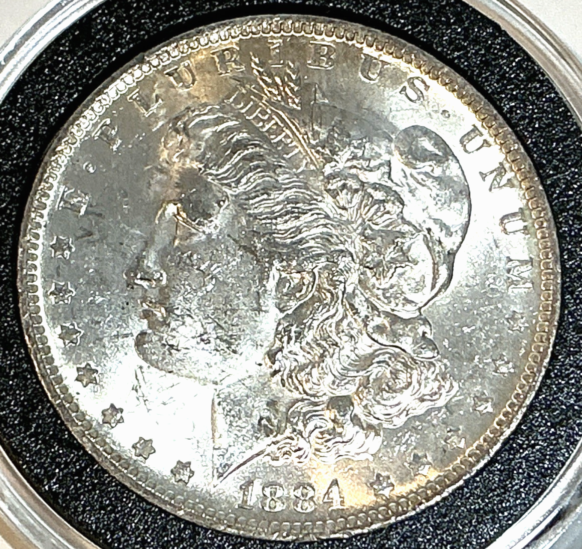 1884-P Morgan 90% Silver Dollar STRONG BU MS Features ~ VERY NICE COIN ~