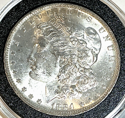 1884-P Morgan 90% Silver Dollar STRONG BU MS Features ~ VERY NICE COIN ~