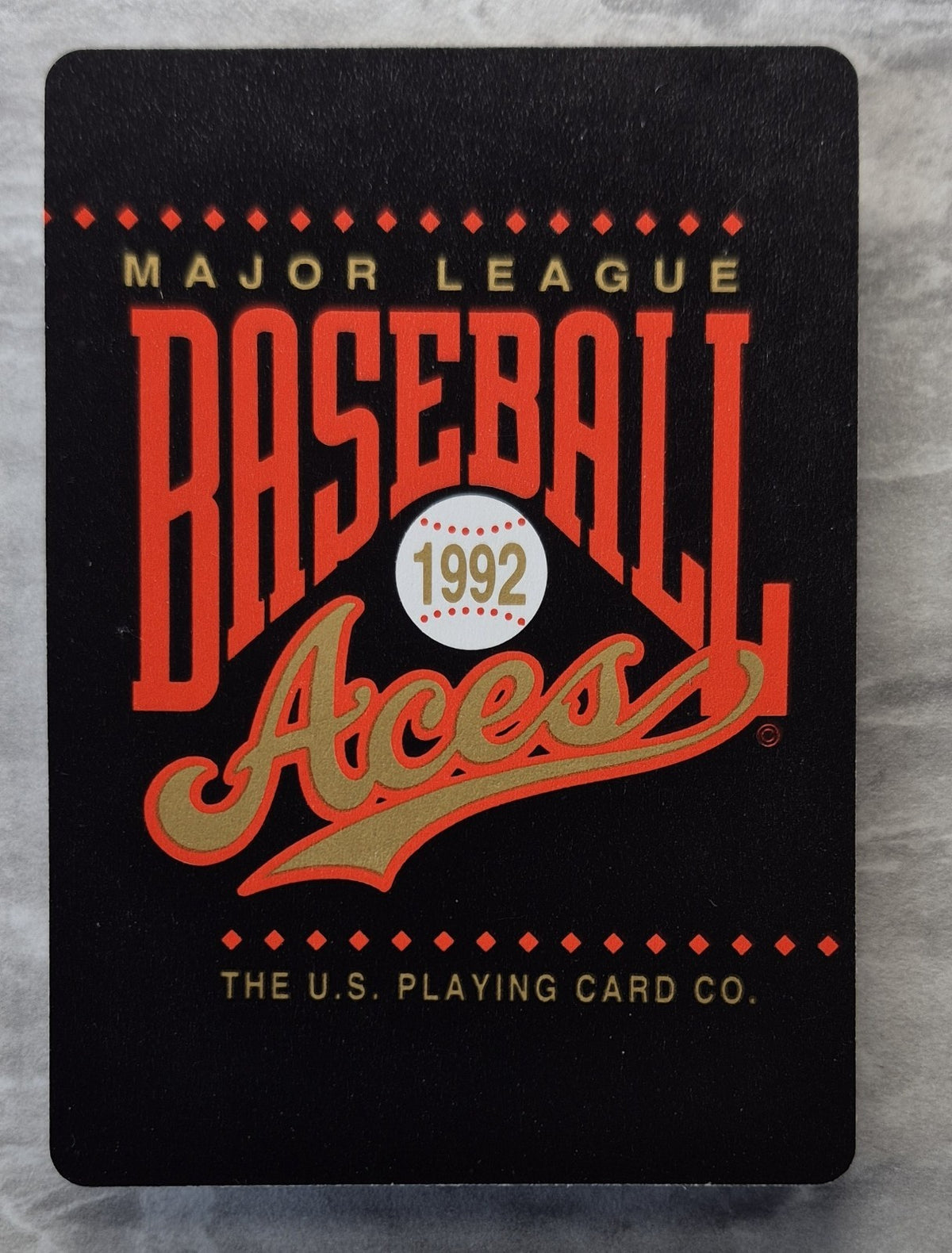 1992 Baseball Aces Jose Canseco Ace of Clubs Playing Card Oakland Athletics #33