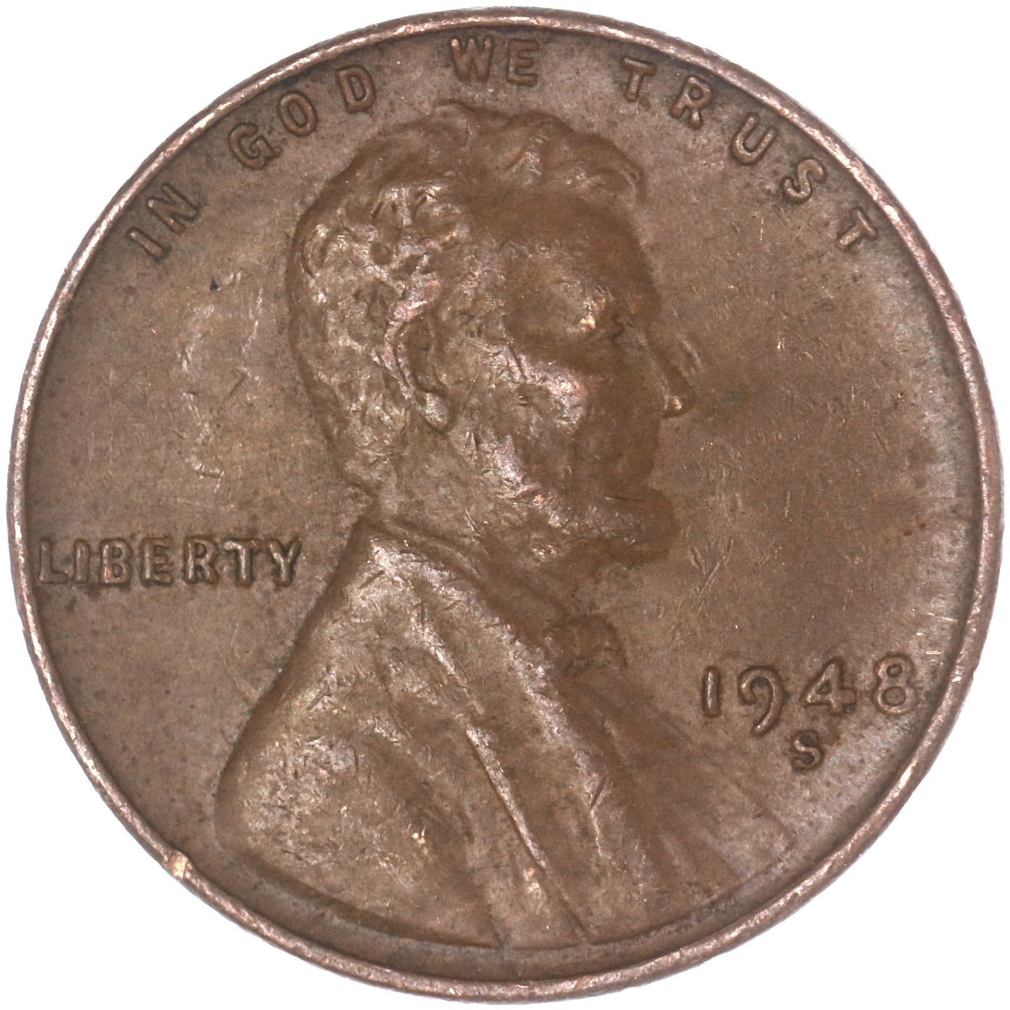 1948 S Lincoln Wheat Cent 🔥From OBW Bank Roll🔥 Average Circulated Copper Coin