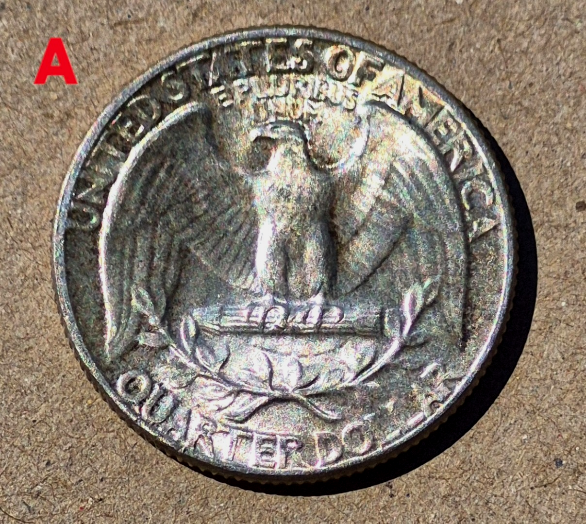 (2)1950-P GEM BU Washington End Coins OBW US Treas 90% Silver Quarter TONE ALERT
