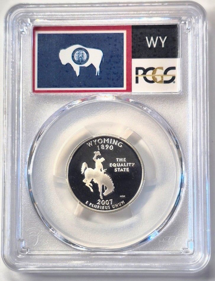 2007 S State Quarter Set 90% Silver PCGS High Graded PR69DCAM (MT/WA/ID/WY/UT)