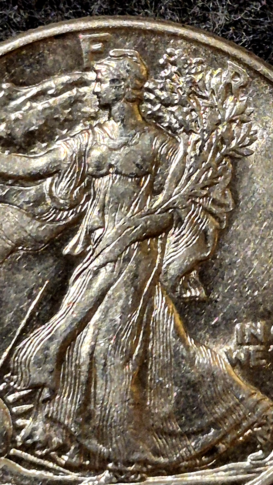 1943 Walking Liberty Half Dollar 90% Silver MS+ Features Philadelphia Bright 50c