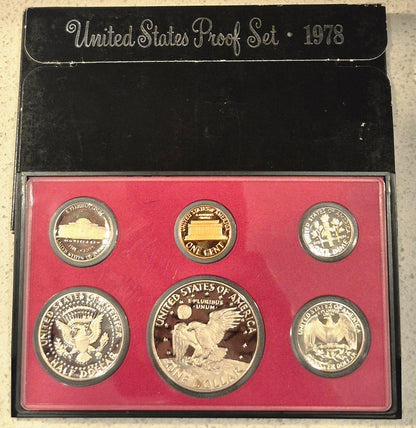 1978-S US Mint Proof Set 6 Coin Set OGP Original Government Packaging