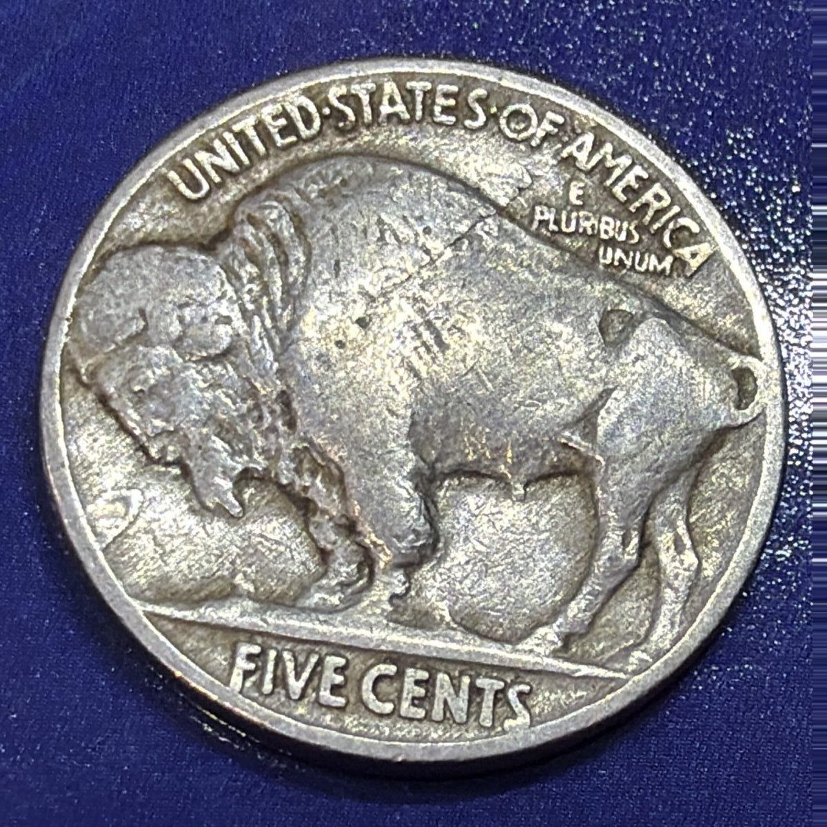 1935 Buffalo Nickel 5C Fine F US Coin Philadelphia