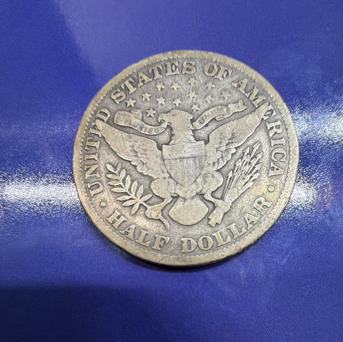 1898 Barber Half Dollar 50C F-VF Fine Very Fine 90% Silver US Coin
