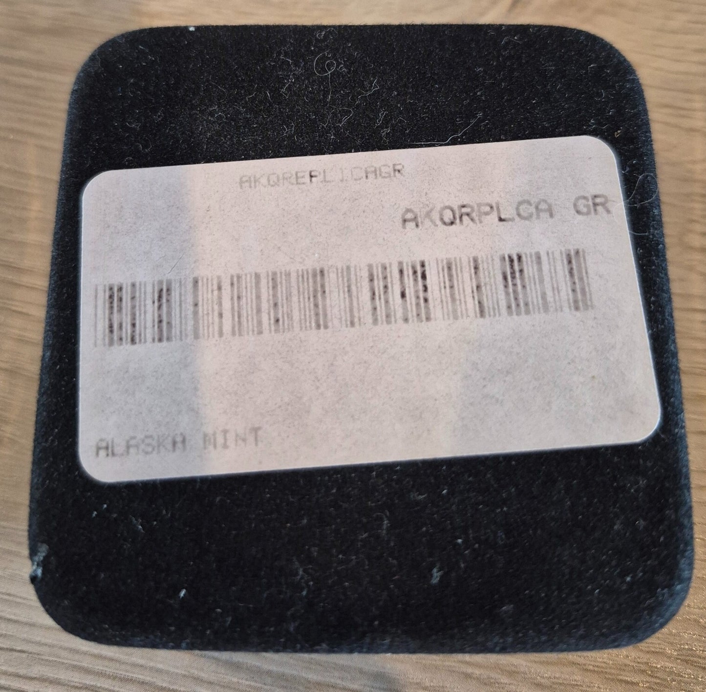 2011 Alaska Mint 1 Oz Silver coin .999 Fine /24 KT Gold Relief Commem Alaska RR