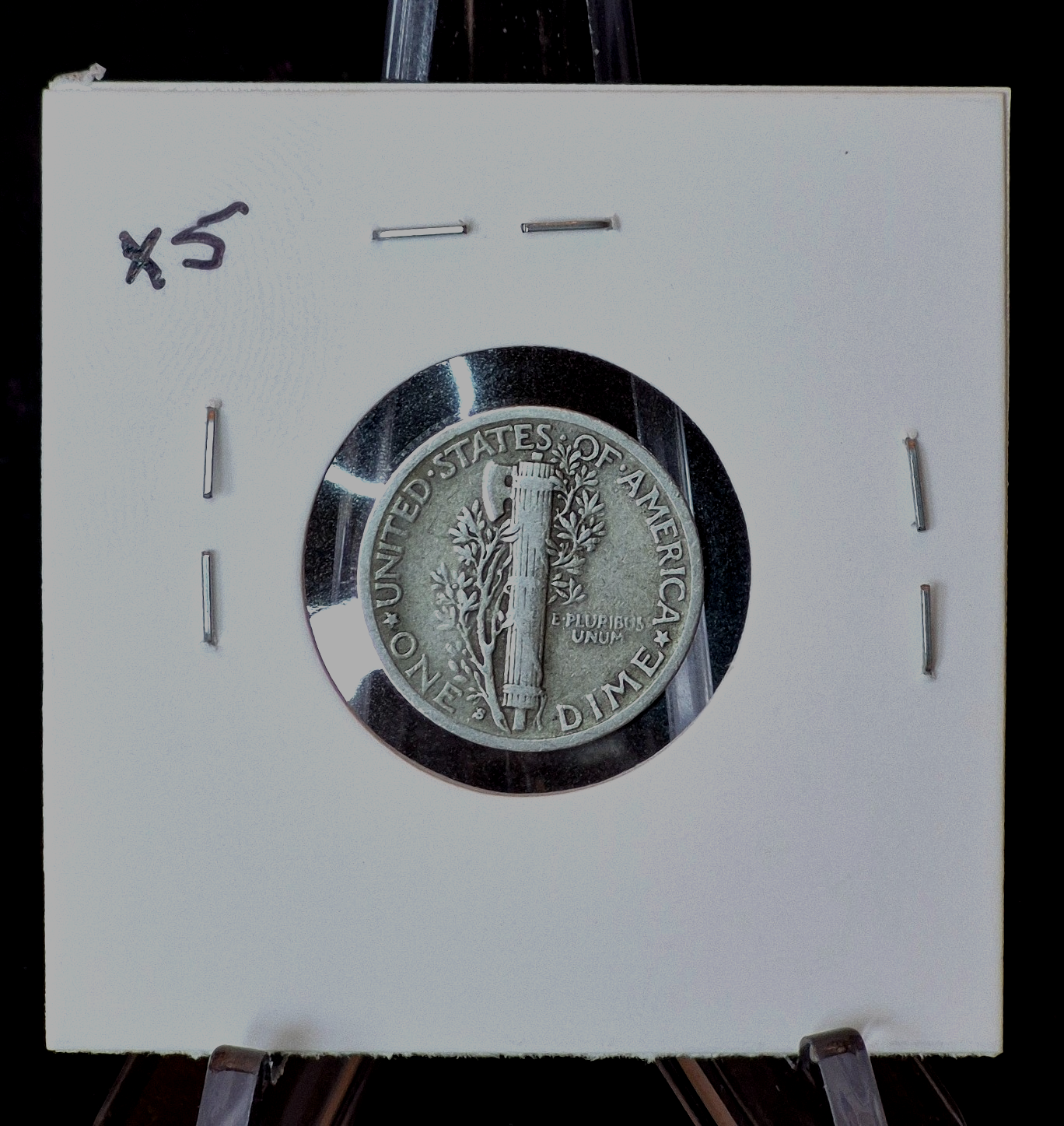 1940-S Mark Mercury 90% Silver Dime VF+ Features, FS 501 RPM Re-punched Mint 10C