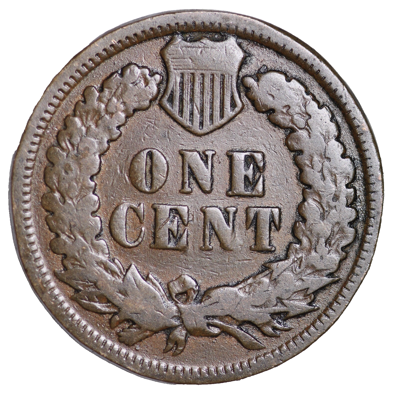 1895 Indian Head Cent Good - Very Good Condition Average Circulated Bronze Penny