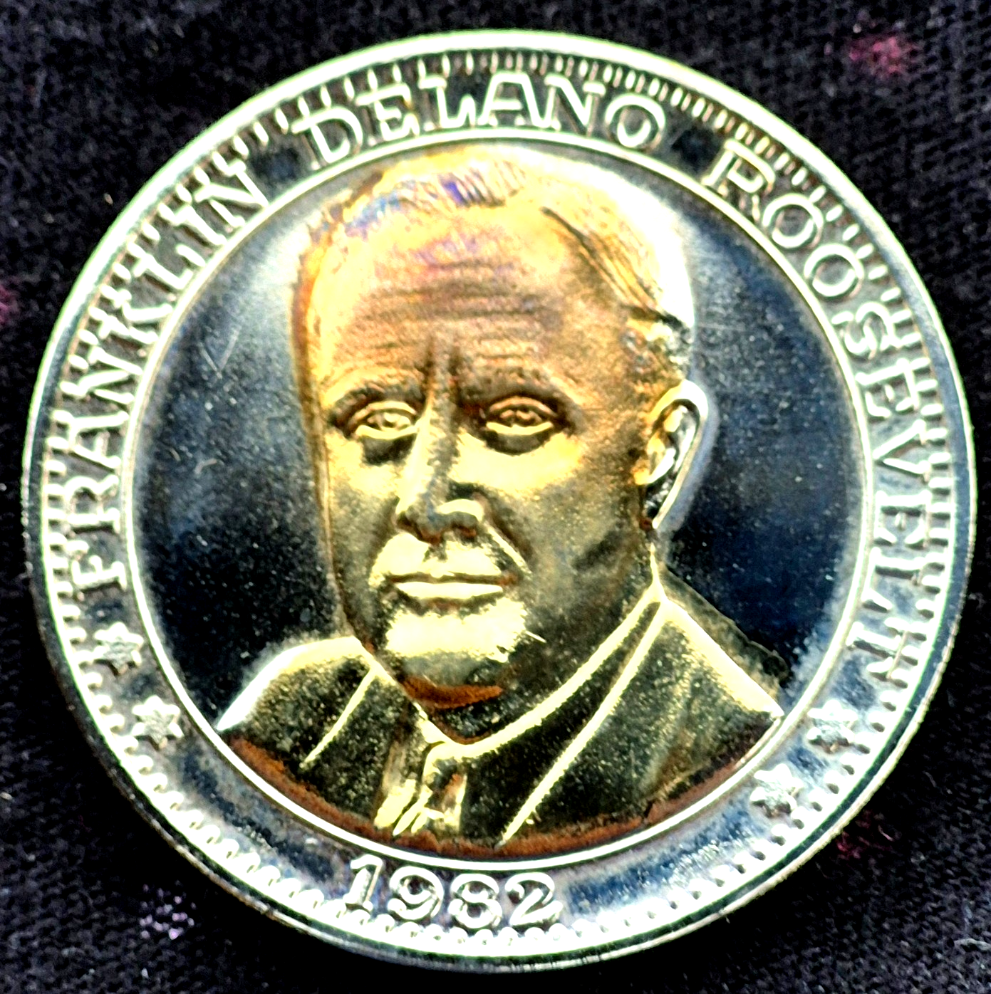 Commemorative Coin Franklin Delano Roosevelt 1982 100th Anniversary
