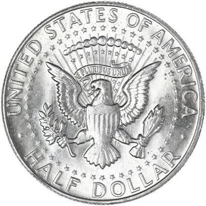 ⭐ 1967 Kennedy Half Dollar AU About Uncirculated 40% Silver Collectible JFK Coin