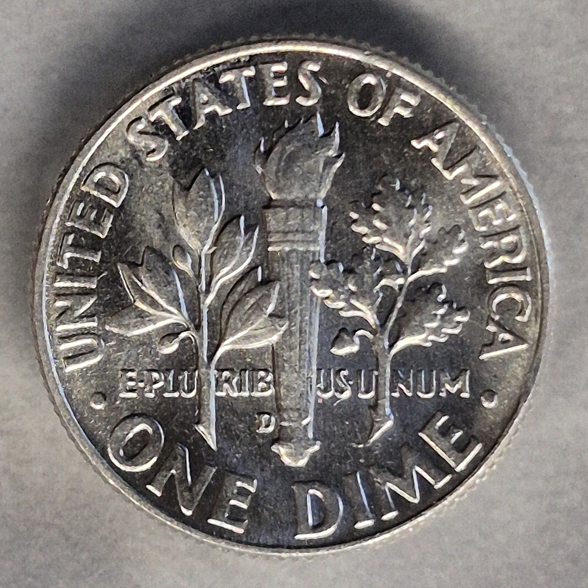 1964 D Roosevelt Dime 90% Silver Last Year of Silver Denver Mint BU Uncirculated