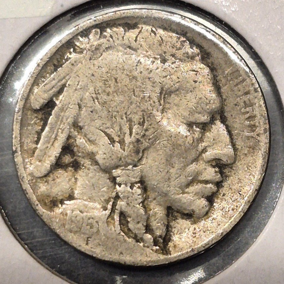 1913 Type 1 Buffalo Nickel 5C Raised Mound Variety 1 First Year of Issue Good
