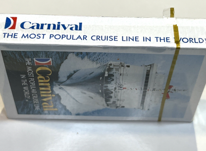 ⭐️ Carnival Cruise Lines Playing Cards Sealed Deck In Shrink Wrap NOS