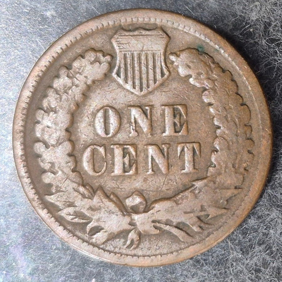 1894 Indian Head Cent Good Full Rims Shield Lines Bronze 1C Low Mintage US Penny