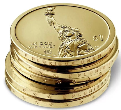 Set of 2 - P & D - 2023 INDIANA American Innovation $1 Coins From Mint Rolls