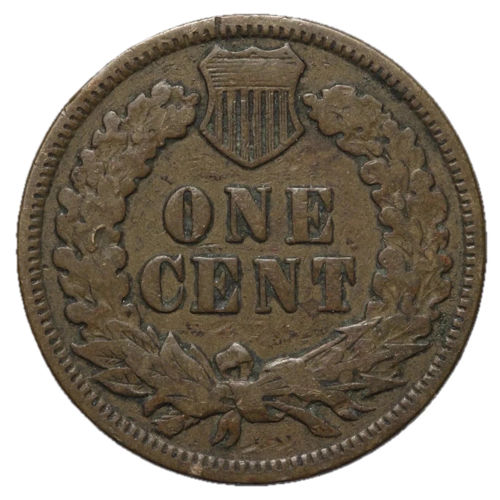 1881 Indian Head Cent Good- Very Good Average Circulated Condition Copper Penny
