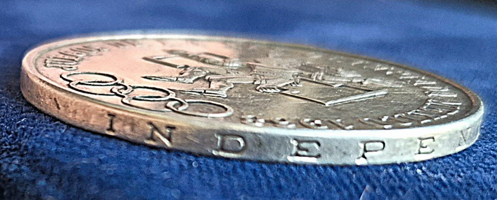 1968-Mo 25 Peso Olympic .720 Silver Plata AU+ High Center Ring Straight Tongue