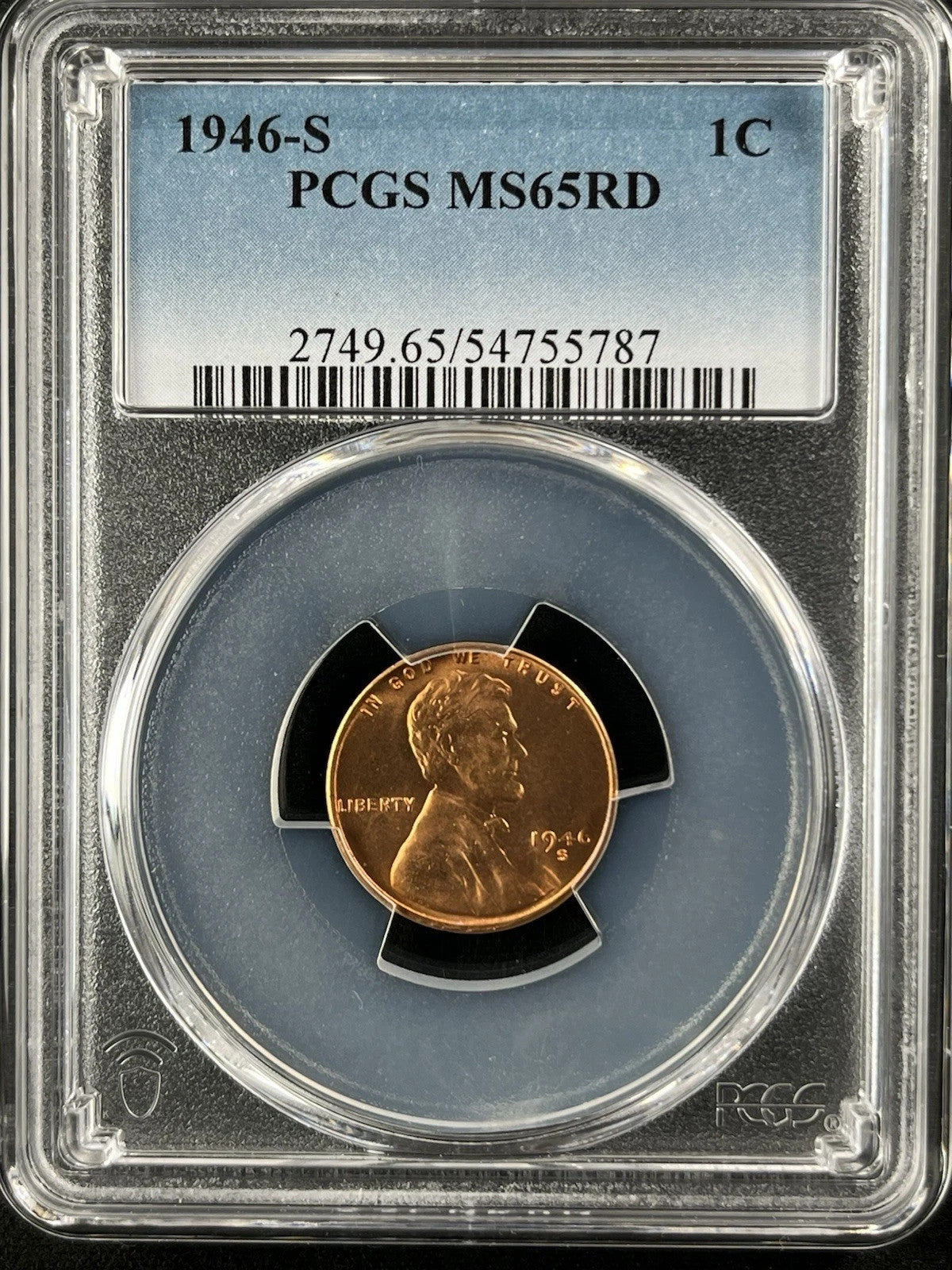 1946-S Lincoln Wheat Cent  PCGS MS65RD  Uncirculated 1c Coin