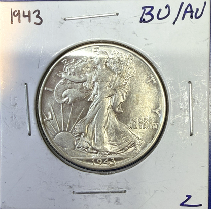 LOT OF 4 ~ 90% Silver Walking Liberty Half Dollars Brilliant Uncirculated BU