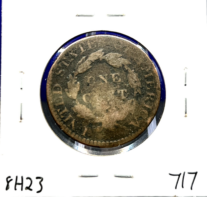1825 Coronet Matron Head Large Cent Copper Penny ROTATED DIE 1c Collectible Coin