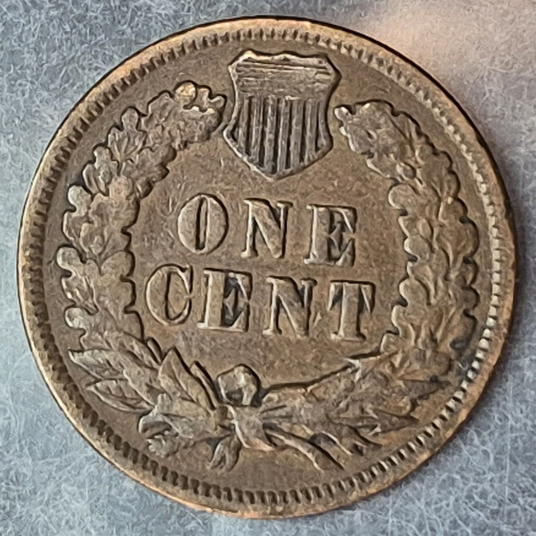 1890 Indian Head Cent Penny 1C VG Very Good Bronze Antique 19th Century US Coin