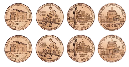 🔥 2009 Lincoln Bicentennial Cent P&D Brilliant Uncirculated 8 Coin Set