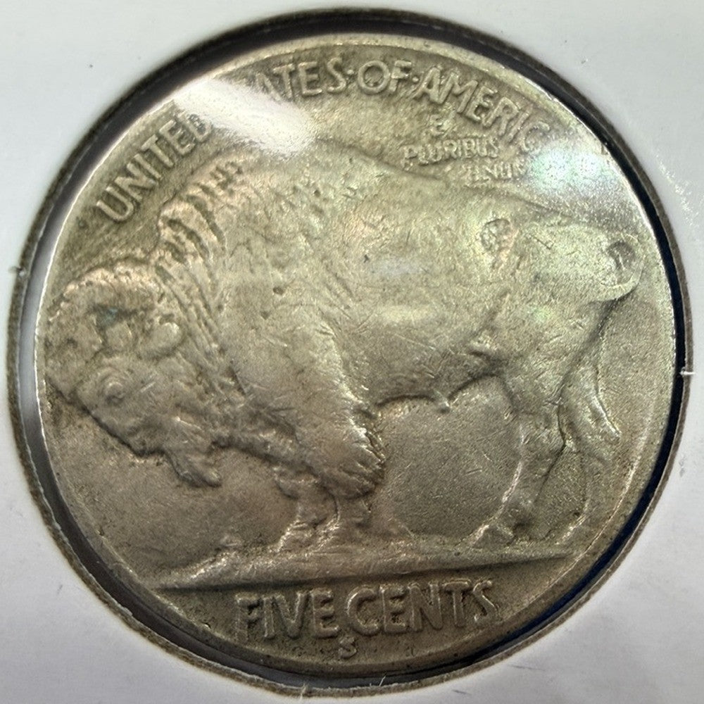 1930-S Buffalo Nickel 5C VF Indian Head San Francisco Better Date Coin