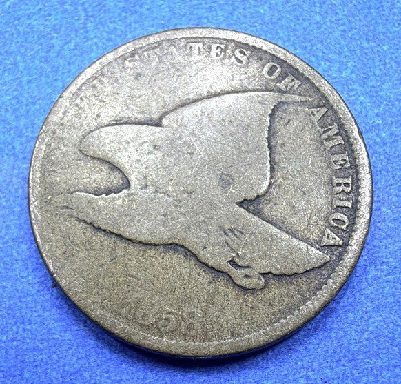 1858 Flying Eagle Cent AG Full Eagle Outline Pre Civil War First Small Cent Type