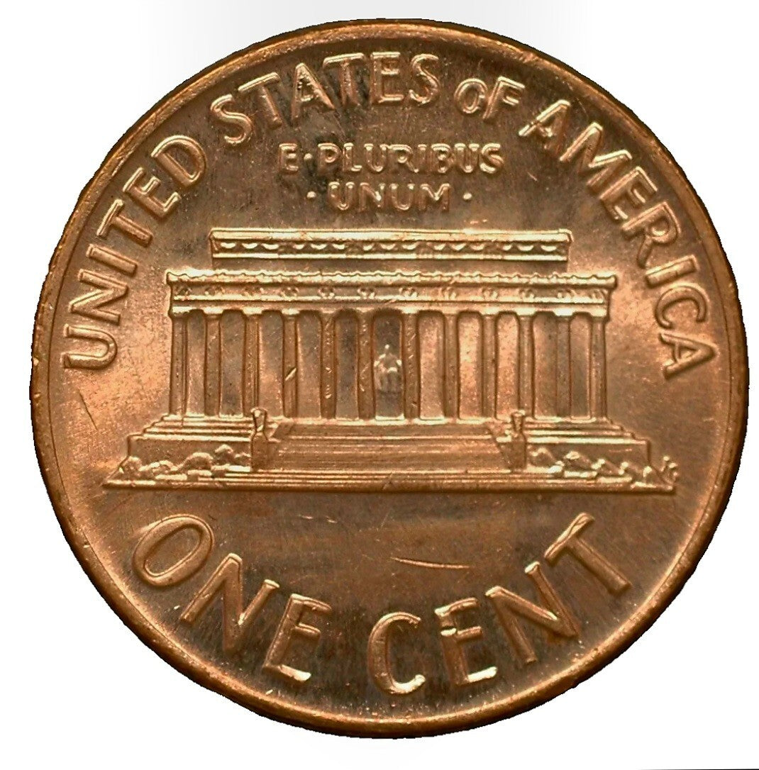 1969 S Lincoln Memorial BU Brilliant Uncirculated 1C From 🔥OBW Bank Roll🔥