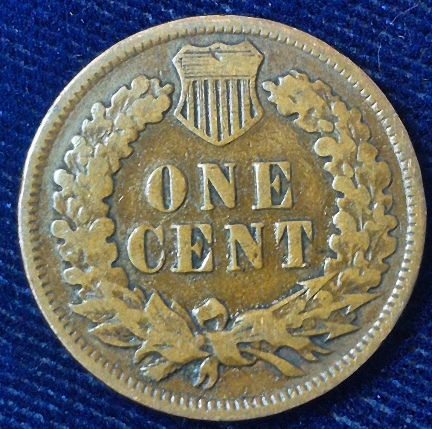 LOT Of Two 1907 Indian Head Pennies Bookend VG-F Features Nice Coins