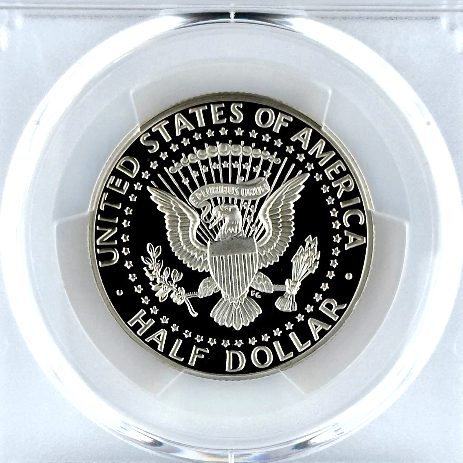 ⭐ 1989 S Kennedy Half Dollar PCGS PR70DCAM Beautiful 50c Proof Coin Sharp Strike
