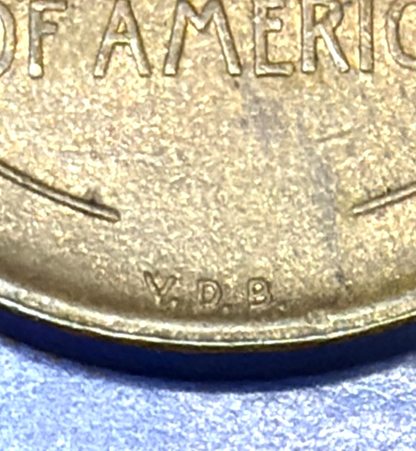 TONER ALERT! 1909 VDB BU Lincoln Wheat Cent Red Brown INTERESTING COLOR 1c Coin